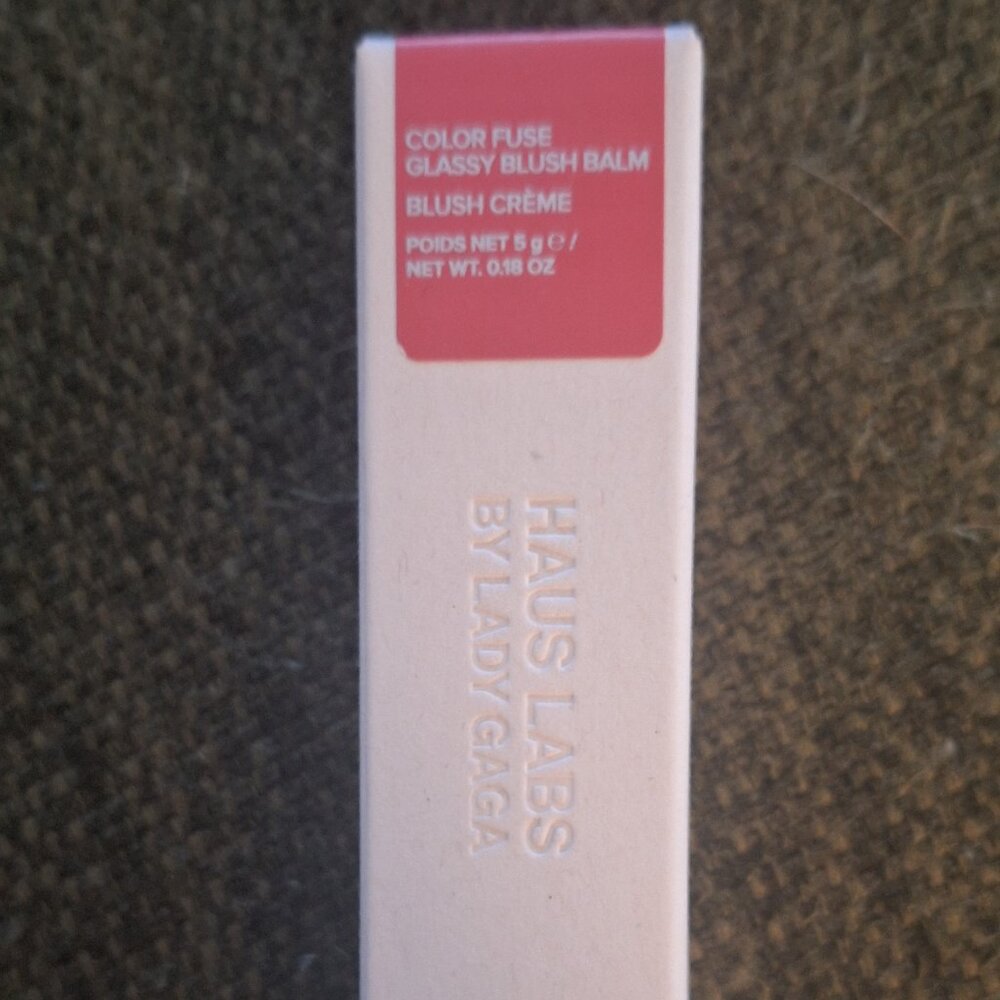 Haus Labs Color Fuse Glassy Blush Balm In Glassy Rosette